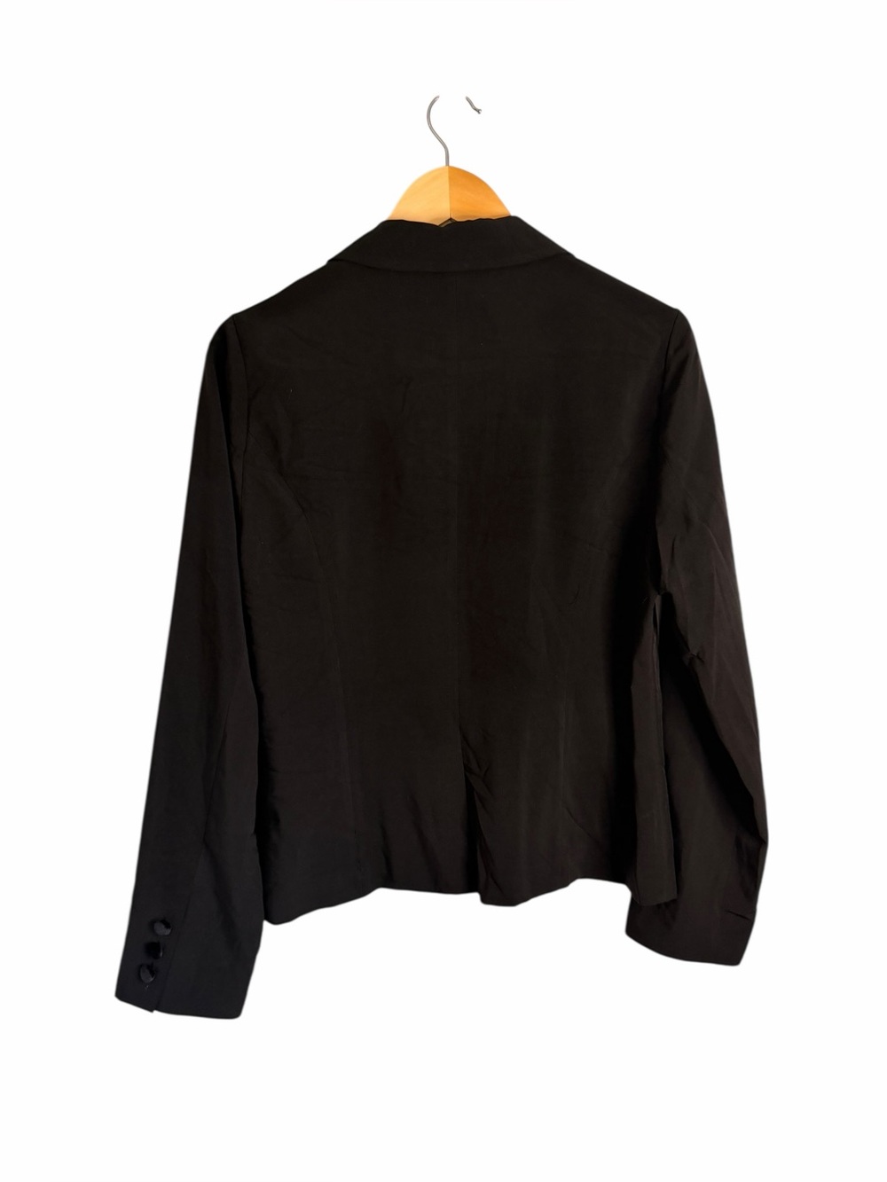 Skies are Blue Solid Black Office Professional Blazer Women’s Sz Large NWT - Picture 3 of 9